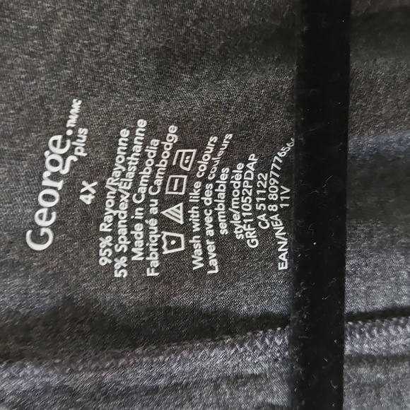 George Leopard Print 4X T-shirt - Picture 2 of 6